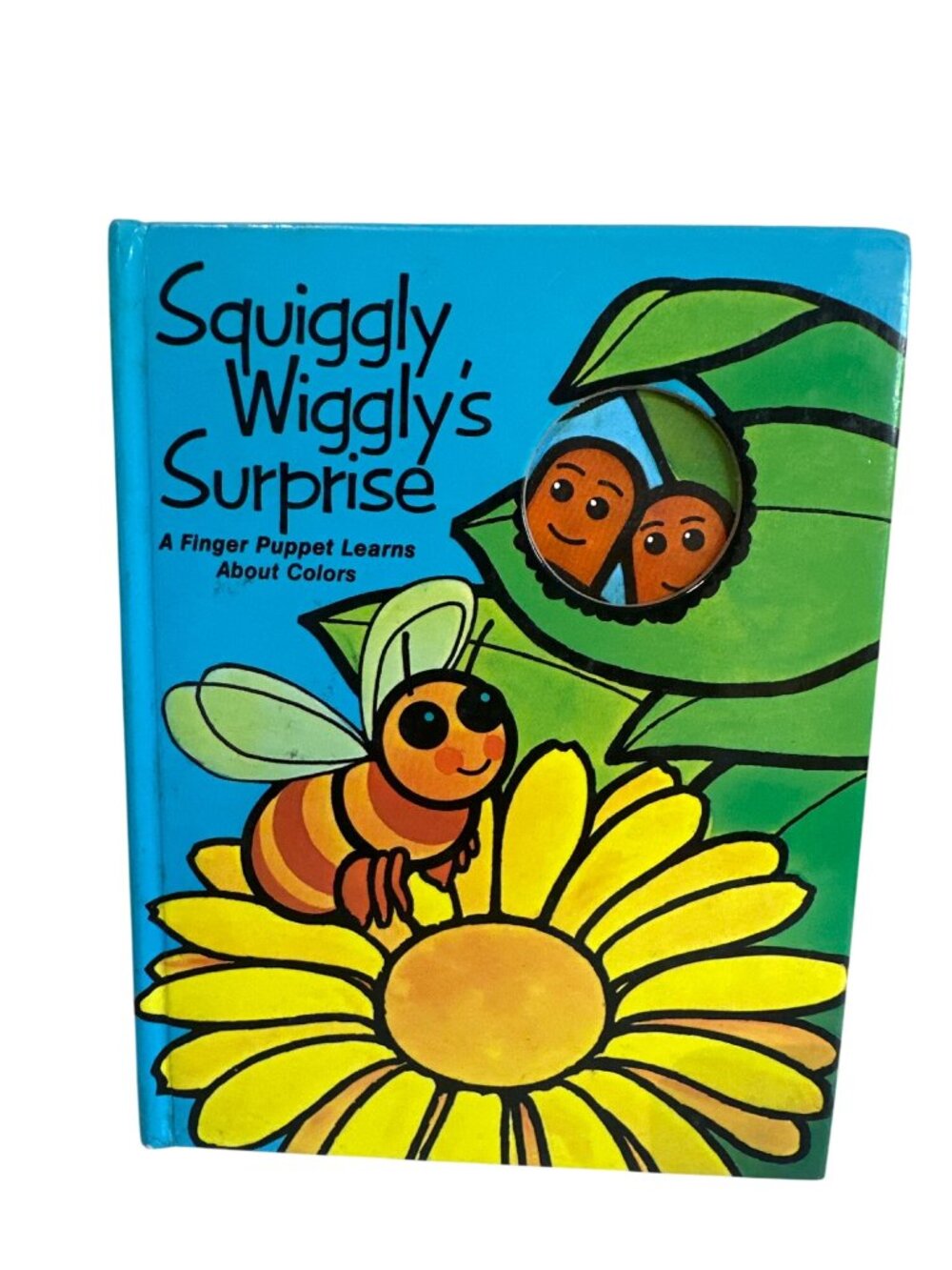 Squiggly Wigglys Surprise Finger Puppet Book Teaches Colors 1978 PSS Surprise